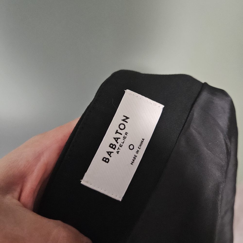 Babaton Black Mini Skirt - Picture 3 of 5